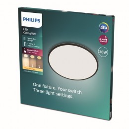 Philips 8719514327160 LED-Deckenleuchte Super Slim 1x36W | 3200lm | 2700k