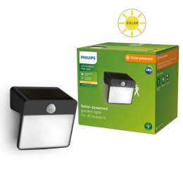 Philips 8720169265448 LED solar Außenwandleuchte Yarixa | 2,2W integrierte LED-Quelle | 250lm | 2700