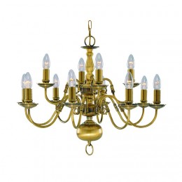 Searchlight 1019-12AB Flemish Hängelampe 12xE14