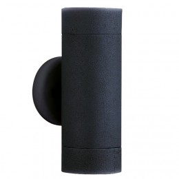 Searchlight 6009-2BK-LED OUTDOOR & Porche Außenwandleuchte GU10 2x3W 270 lm IP44