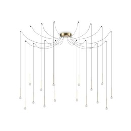 Ideal lux I284019 LED Pendel-Kronleuchter LUCCIOLA | 16W integrierte LED-Quelle | 1500lm | 3000K