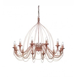 Ideal Lux 097671 Kronleuchter Corte Ruggine 12x40W | E14