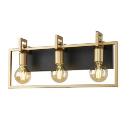 Italux WL-44003-3-BK-GD Wandleuchte Primero E27