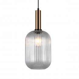 Italux PND-5588-1L-BRO+CL Antiola | 40W E27