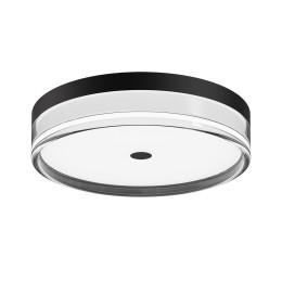 Italux PLF-64536-M-BK LED Anbau-Kronleuchter Molino | 32W LED | 3600lm | 2000K