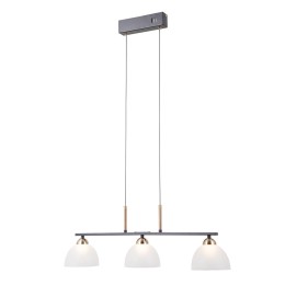 Italux PND-34374-3-BK LED Pendel-Kronleuchter Montiela | 15W LED | 772lm | 3000K