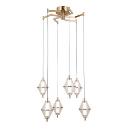 Italux PND-34395-6-HBR LED Pendel-Kronleuchter Fuente | 30W LED | 1795lm | 3000K