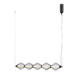 Italux PND-34403-5-BK LED Pendel-Kronleuchter Sevil | 25W LED | 1288lm | 3000K