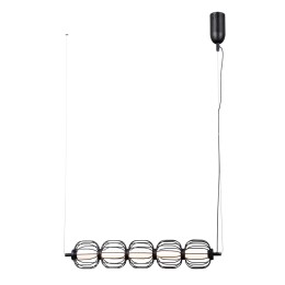 Italux PND-34405-5-BK LED Pendel-Kronleuchter Pedro | 20W LED | 793lm | 3000K