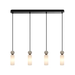 Italux PND-95331-4-BK Pendel-Kronleuchter Santos G9