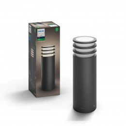 Philips Hue 17402/93/P0 Außensäule Lucca 1x9,5W | 2700K | IP44