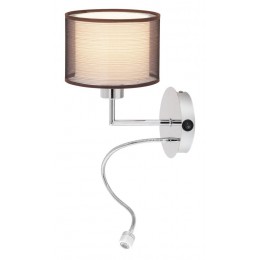 Rabalux 2629 ANASTASIA Wandleuchte 1xE27 + = 1W LED 85lm 4000K braun