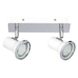Rabalux 5498 Steve Badleuchte Spot LED GU10 2x4 5W IP44 Chrom 4000K