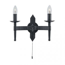 Searchlight 2422-2BK Cartwheel Wandleuchte 2xE14