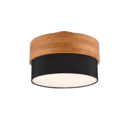 Trio 611500202 Deckenleuchte Seasons 2x40W | E14 - schwarz, Holz