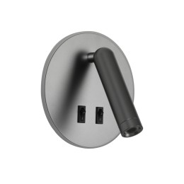 Italux WL-53742-1-GR LED Spot-Wandleuchte Furla | 8W LED | 516lm | 3000K