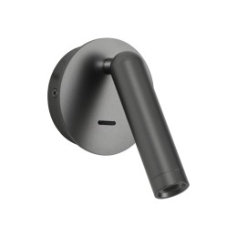 Italux WL-64834-1-GR LED Spot-Wandleuchte Carda | 3W LED | 164lm | 3000K