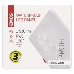 Emos ZV2152 LED Panel 18W | 4000K | IP65